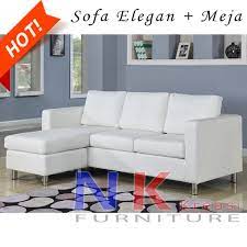 Desain yang minimalis akan memberikan dampak fungsi daripada keindahan, seperti halnya sofa kursi ruang tamu kecil ini didesain simple namun fungsi yang pas untuk mengisi space ruang tamu yang tergolong kecil atau sempit. Jual Sofa Kursi Ruang Tamu L Minimalis Mewah Sofa Sudut Modern Plus Meja Tamu Di Lapak Nk Kreasi Furniture Bukalapak