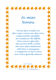 Idea Regalo Poesia In Cornice Stelline Ai Miei Nonni Stampa Disegna E Crea Con Filastrocche It Nonni Scuola Materna Festa Festa Dei Nonni