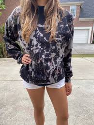 Alternately, you can dip the eraser end of a pencil into bleach and create polka dots on your fabric. Diy Bleach Tie Dye Sweatshirt Raising Teens Today