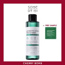 The brand name some by mi came from the combined words of something, by a miracle and mi, meaning beauty in korean. Some By Mi Aha Bha Pha 30 Days Miracle Toner 150ml Shopee Malaysia