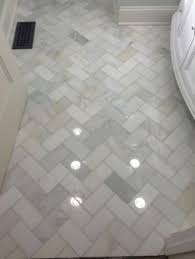 21 Ideas For Bath Room Marble Floor Natural Stones Herringbone Marble Marble Bathroom Floor Bathroom Flooring