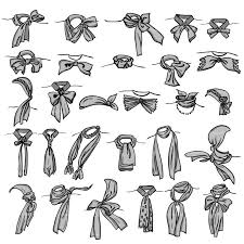 Epingle Sur Nouer Et Porter Un Foulard