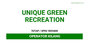 Ugr is a one stop park and recreation equipment manufacturer. Jawatan Kosong Terkini Unique Green Recreation Operator Kilang Kerja Kosong Kerajaan Swasta