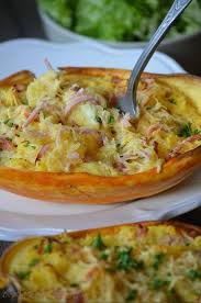Courge Spaghetti Gratinee Au Four Et Pre Cuisson Au Cookeo Recette Courge Courge Spaghetti Spaghetti Recette