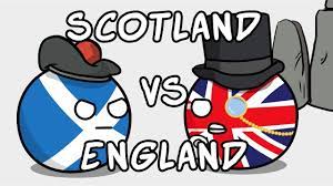 It's been a tight, tense game so far, with scotland probably just shading it. England And Scotland Relationship Countryballs Youtube