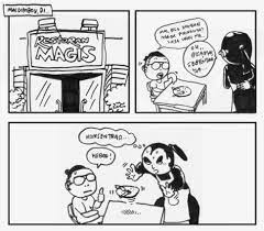 Secara umum komik dapat diartikan sebagi salah satu media yang berfungsi untuk menyampaikan cerita melalui ilustrasi gambar untuk pendeskripsian cerita. Pengertian Komik Menurut Para Ahli Ciri Ciri Dan Fungsinya