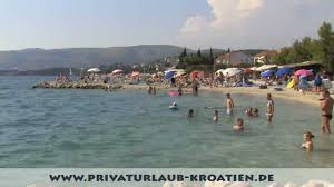 Villa pavlinka, holiday in croatia, posedarje. Strand Okrug Gornji Saldun Auf Der Insel Ciovo Youtube