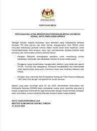 5 di malaysia, dimana budaya barat sangat berpengaruh, aku besar dengan mendengarkan elvis dan the beatles dan menonton. Update Minister Now Says Cabinet Will Amend Act Youtube Tiktok Videos No Need Finas Licensing Kaw Rojak Daily