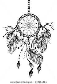 Black And White Dream Catcher Background Dream Catcher Traditional Native American Indian Symbol Feathers And Beads On White Bac Dream Catcher Drawing Dream Catcher Native American Dream Catcher Art