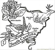 State flower coloring pages every state in the union has its own unique symbols, many of which are a source of pride for residents. South Carolina Coloring Pages Coloring Home
