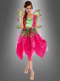 Fee Kostum Fur Damen In Pink Und Grun Feen Kostum Damen Fee Kostum Kostume Damen