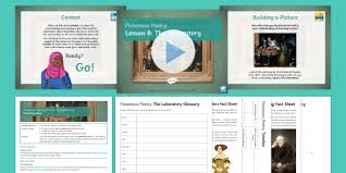Maybe you would like to learn more about one of these? Poisonous Poetry Lesson 8 The Laboratory
