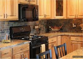 Rusty Brown Slate Mosaic Backsplash Tile For Traditional Kitchen Rustic Kitchen Kitchen Design Contemporary Kitchen
