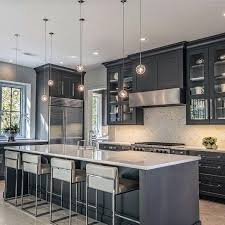 Browse kitchen designs, including small kitchen ideas, inspiration for kitchen units, lighting, storage and fitted kitchens. Top 50 Best Grey Kitchen Ideas Refined Interior Designs Grey Kitchen Designs Modern Kitchen Design Kitchen Interior