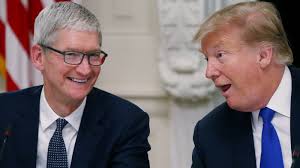Trump Calls Apple CEO Tim Cook 'Tim Apple'