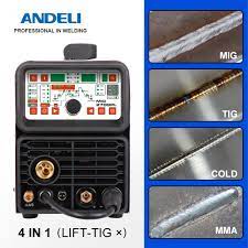 Andeli Mig Tig Pulse Mma Cold Welding Multifunctional Welder Stainless Steel 4 In 1intelligent Multifunctional Welding Machine Arc Welders Aliexpress