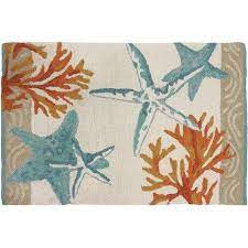 View the gallery of exquisite hooked rugs by master rug hooker, michele micarelli. 34 Vibrantly Colored Coastal Reef Theme Hand Hooked Outdoor Accent Rug Walmart Com In 2021 Coastal Rugs Coastal Decor Nautical Area Rugs