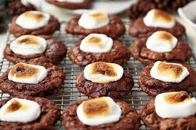 Hot Chocolate Cookies With Marshmallows Recipes Go Bold With Butter Recipe Recipes With Marshmallows Hot Chocolate Cookies Chocolate Cookies