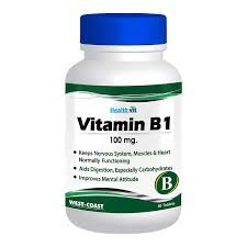 Thiamine foods include nutritional yeast, sea vegetables, certain whole grains, green veggies like asparagus and peas, seeds, beans, and fish. Buy Healthvit Healthvit Vitamin B1 Thiamine 100 Mg Capsules 60 Count Online At Low Prices In India Amazon In