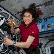 Nasa astronaut christina koch (right) poses for a portrait with fellow expedition 61 flight engineer jessica meir of nasa who is inside a u.s. Astronaut Christina Koch On Making Space History And How To Survive Isolation The Verge