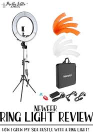 Neewer Ring Light Review An Honest Opinion Pretty Little Apron Light My Photos Reviews
