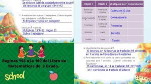 Ponferrada como finalizar procesos en el. Paginas 156 A La 160 Del Libro De Matematicas De 3 Grado Youtube