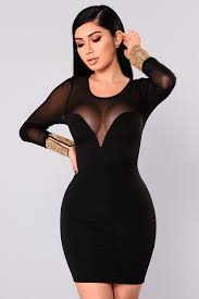 Talk To Me Mesh Dress Black Club Dresses Clubwear Affordable Fashion Clothes Black Mesh Dress