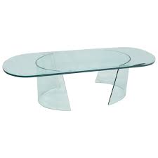 5.0 out of 5 stars 1. Bent Curved Glass C Shape Base Oval Racetrack Top Coffee Table For Sale At 1stdibs