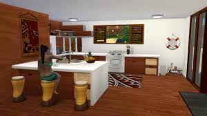 A tv object, shaped as a tablet with a tablet holder. Illogical Sims Cc Renders Island Living Counter Counter Islands Outdated