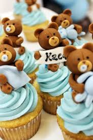 This listing is for 24 sugar cookies cookies range in size from 3 inches to 4.5 inches. Vintage Shabby Chic Baby Shower Party Ideas Photo 17 Of 25 Baby Shower Cupcakes For Boy Teddy Bear Baby Shower Baby Bear Baby Shower