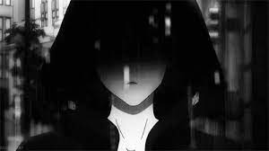 Follow my lofi hiphop mix channel: Blackandwhite Anime Animeboy Sad Gif By Human Suicidx