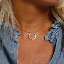 Check spelling or type a new query. Serendipitous Horseshoe Necklace Anna Lou Of London
