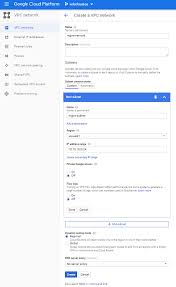 Create A Vpc Network