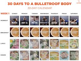 30 day bulletproof body workout plan