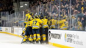 Michigan Storms Back, Finishes Off No. 2 MSU in OT on Perron's Power-Play Marker