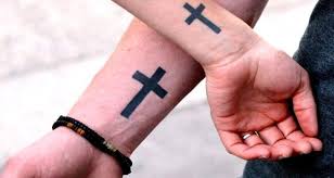 Ideal rosary with roses tattoo on back #38. 35 Superb Small Cross Tattoo Designs Trending Tattoo