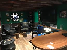 At completion, we felt like we'd traveled abroad to a traditional irish pub! Man Cave Irish Pub In Basement Traditional Home Bar New York By Guiltec Llc Houzz