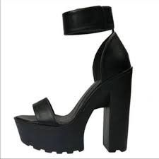 Shoes Chunky Cleated Platform Heels Poshmark