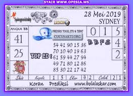 Forum Syair Sd Selasa 28 Mei 2019 Opesia Official
