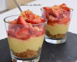 Tarte Aux Fraises En Verrine Maman Ca Deborde Recette Avec Des Fraises Tarte Aux Fraises Recette Verrine Sucree