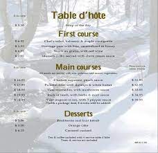 Table D Hote 3 Desain Menu Ide Makanan Makanan Dan Minuman