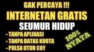 Anda bisa menikmati layanan internet gratis untuk semua operator indosat, xl, axis, telkomsel, bolt, 3 tri, dan smartfren selama hidup anda tetapi saya belum mencoba terapkan pada semua kartu internet lain, selain kartu 3 tri. Rahasia Saya Internetan Gratis Seumur Hidup Tanpa Aplikasi Tambahan Youtube