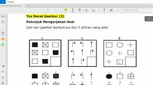 Tes Psikotes Deret Gambar 20 Soal Beserta Cara Menjawabnnya Part 3 Youtube