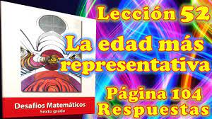 Buenos días el libro de geografía. Desafios Matematicos Sexto Grado Leccion 53 Paginas 105 Y 106 Numero De Hijos Por Familia Youtube