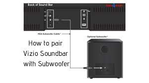 Justanswer.com has been visited by 100k+ users in the past month How To Pair Vizio Soundbar With Subwoofer