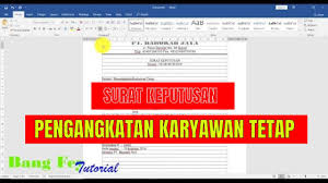 We did not find results for: Contoh Pembuatan Surat Keputusan Pengangkatan Karyawan Tetap Tutorial Microsoft Word Youtube