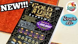 October 08, 2018 end date: New Tickets Are In The House Goldrush Supreme Scratch Off From The Florida Lottery Youtube
