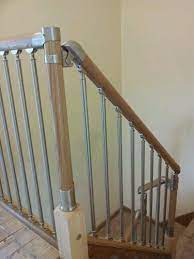 Fusion Landing Refurb Kit 2 4m Oak Amp Brushed Nickel Refurb Oak Stair Banister