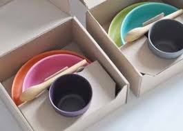 Ekobo Children S Tableware Set Made From Bamboo Makes A Great Present Kinder Geschirr Geschirr Geschirrset