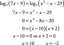 Isolate the exponential expression as follows: Exponential And Logarithmic Equations